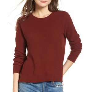 Madewell Province Cross-Back Pullover Sweater, size XS